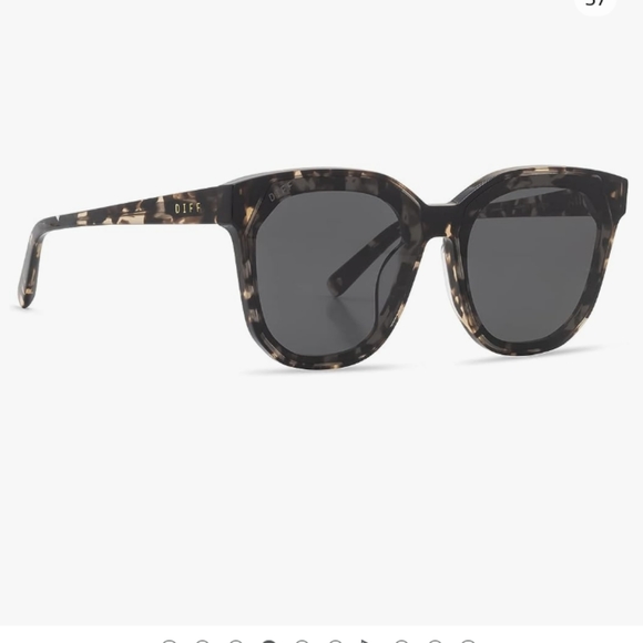 DIFF Gia Designer Oversized Sunglasses for Women UV400 Protection, Tortoise Fram main image 5